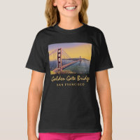 Golden Gate Bridge San Francisco Vintage Painting