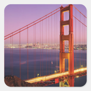 Golden Gate Bridge Square Sticker
