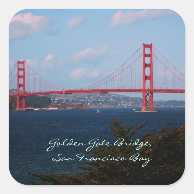 Golden Gate Bridge Sticker (Front)