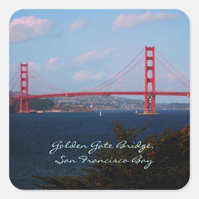 Golden Gate Bridge Sticker (Front)