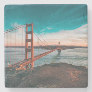 Golden Gate Bridge Stone Coaster