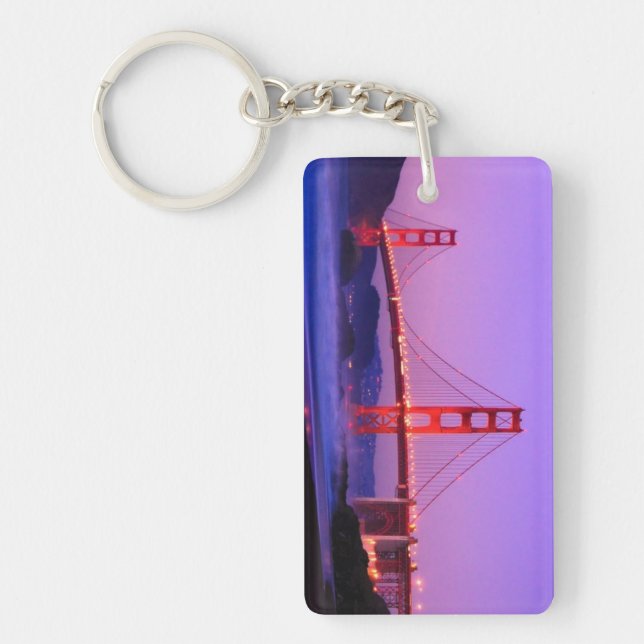 Golden gate bridge sur la plage de Baker au (Devant)