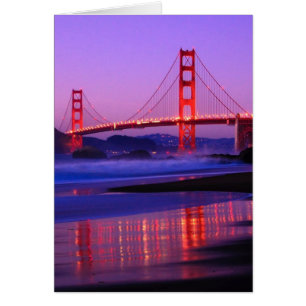 Golden gate bridge sur la plage de Baker au