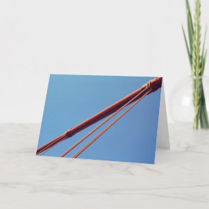 Golden Gate Bridge Suspension Cable Card
