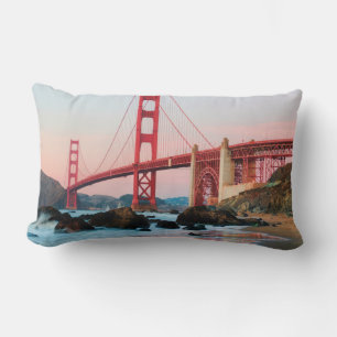 Golden gate bridge throw pillow