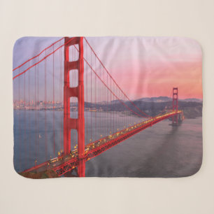 Golden gate bridge throw pillow