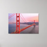 Golden gate bridge throw pillow