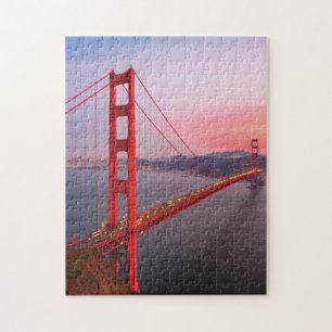 Golden gate bridge throw pillow jigsaw puzzle