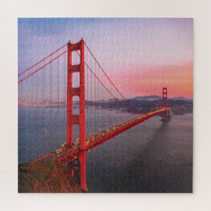 Golden gate bridge throw pillow jigsaw puzzle