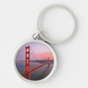 Golden gate bridge throw pillow keychain