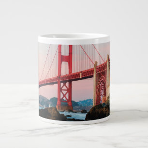 Golden gate bridge throw pillow large coffee mug