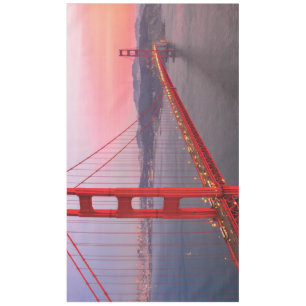 Golden gate bridge throw pillow tablecloth
