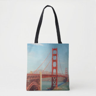 Golden gate bridge tote bag