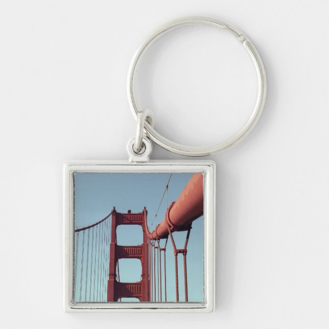 Golden Gate Bridge, Unique San Francisco Photo Keychain (Front)