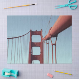 Golden Gate Bridge, Unique San Francisco Photo Tissue Paper