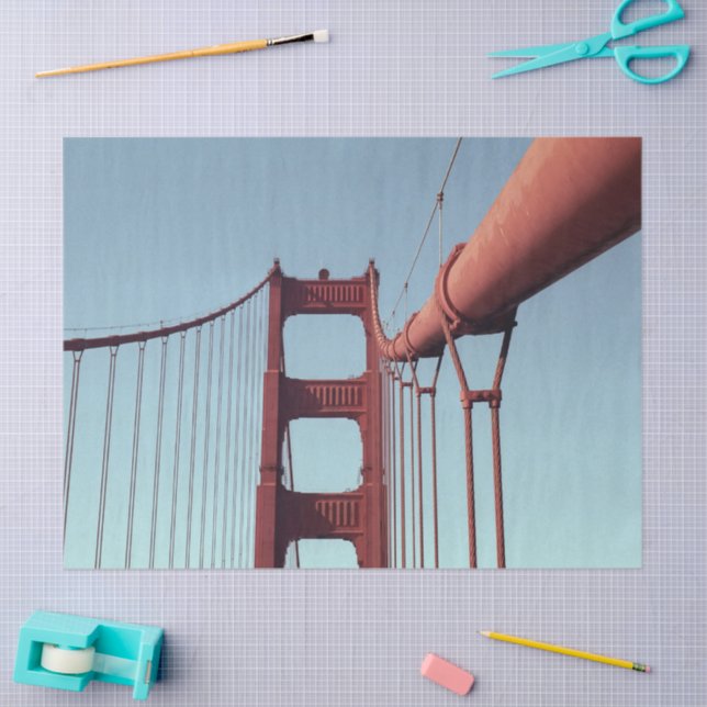 Golden Gate Bridge, Unique San Francisco Photo Tissue Paper (Craft)