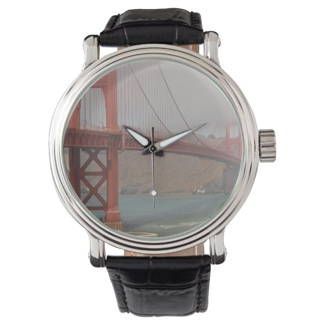 Golden Gate Bridge Water Nature City Destiny Watch (Front)