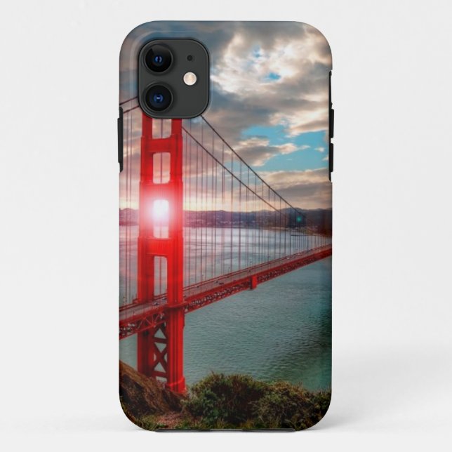 Golden Gate Bridge with Sun Shining through. Case-Mate iPhone Case (Back)