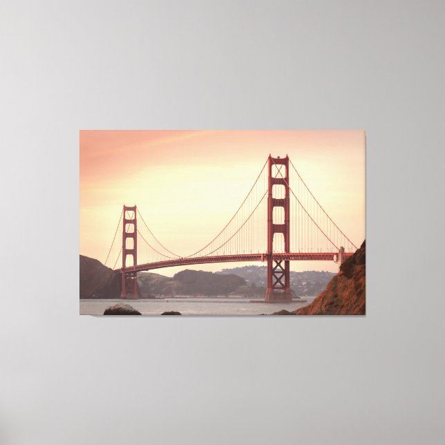 golden gate bridge wrapped canvas (Front)