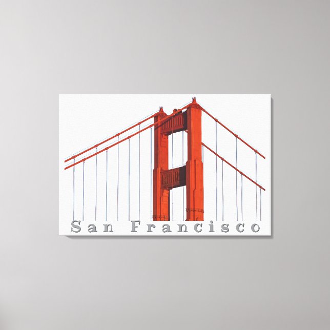Golden Gate  Canvas Print (Front)