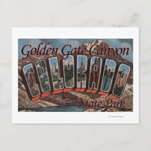 Golden Gate Canyon State Park, Colorado Postcard