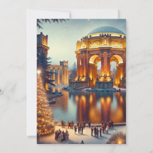 Golden Gate Holiday Magic San Francisco Christmas Card