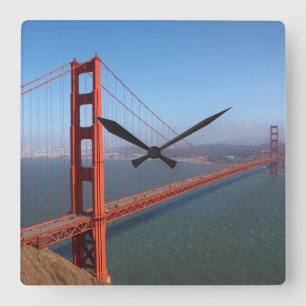 Golden Gate National Recreation area Square Wall Clock
