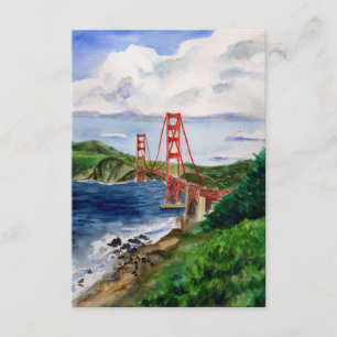 Golden Gate Painting Invitation Cartes