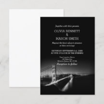 Golden Gate San Francisco Wedding Invitation
