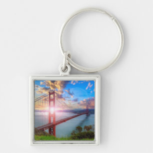 Golden Gate Sunrise Keychain