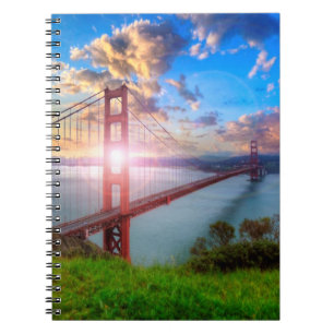 Golden Gate Sunrise Notebook