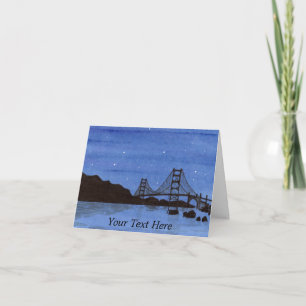 Golden Gate Thank You Card