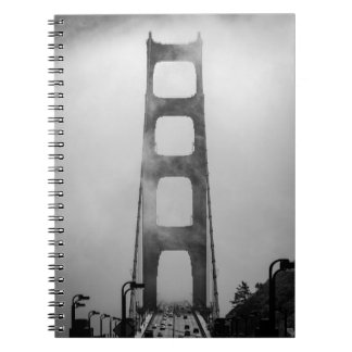 Golden Gate Traffic Shrouded in Fog -San Francisco Notebook