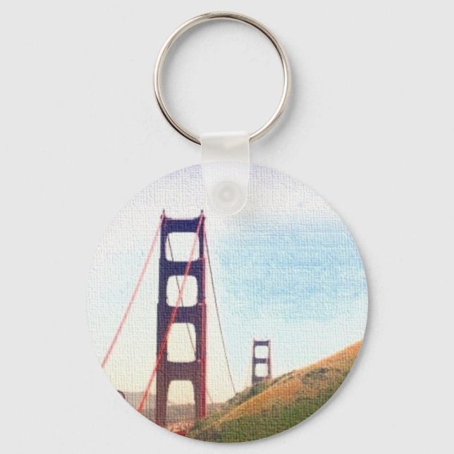 golden gate view keychain (Front)