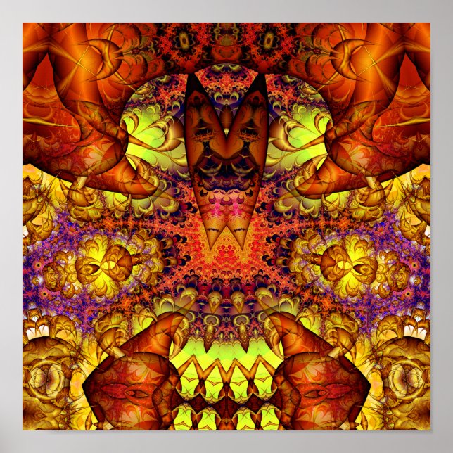 Golden Gateway Experiment 10 (12 by 12) Art Print (Front)