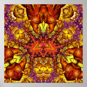 Golden Gateway Experiment 6 (12 by 12) Art Print