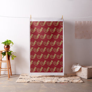 Golden Gecko Design + your background & ideas Fabric
