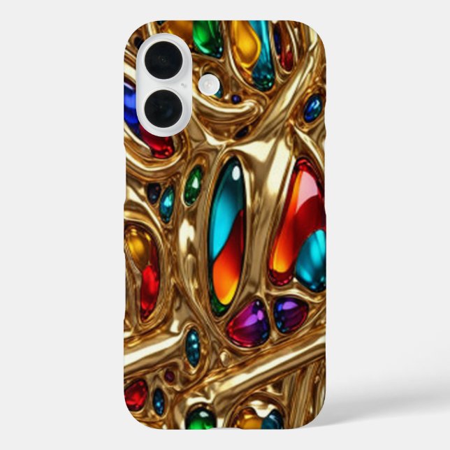Golden Gem #9 - iPhone 16 Cases (Back)