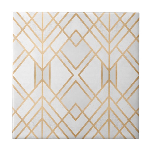 Golden Geo Tile (Front)