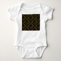 Golden geometric, seamless rhombus pattern.
