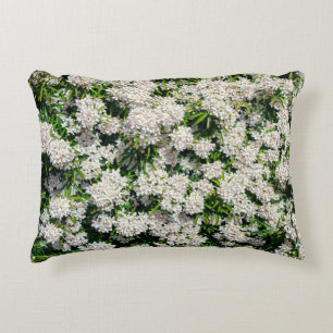 Golden Geometry: Luxurious Fan Motif Accent Pillow