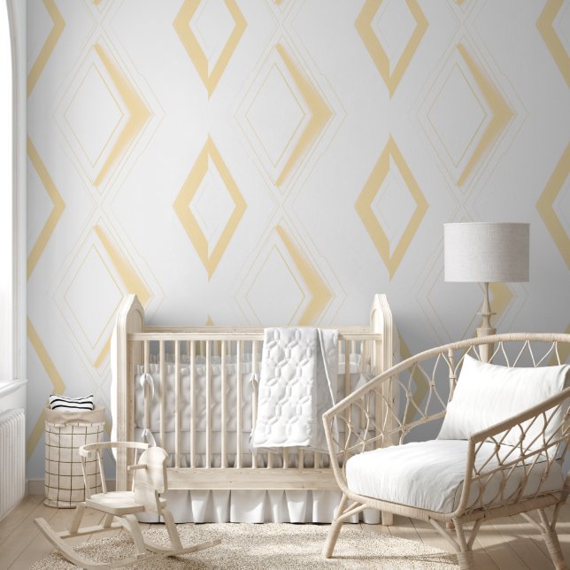 Golden Geometry Wallpaper (Kids)