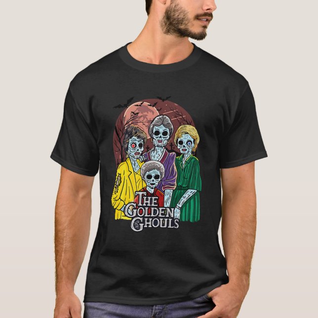 Golden Ghouls Halloween T-Shirt (Front)