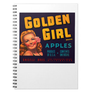 Golden Girl Apples Notebook