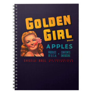 Golden Girl Apples Notebook