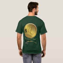 Golden Girl Artwork Tee - Vintage Woman Portrait