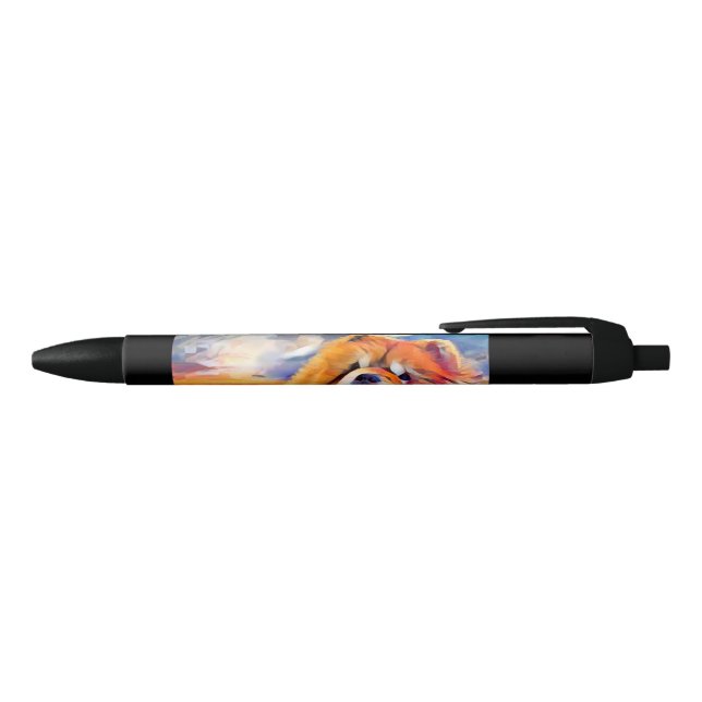 GOLDEN GIRL chow Black Ink Pen (Top)