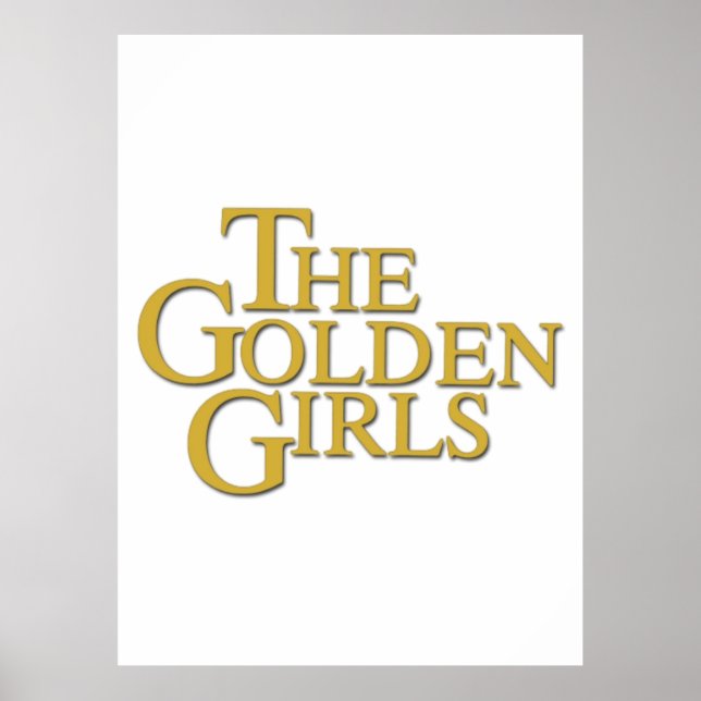 Golden Girls Logo Poster (Front)