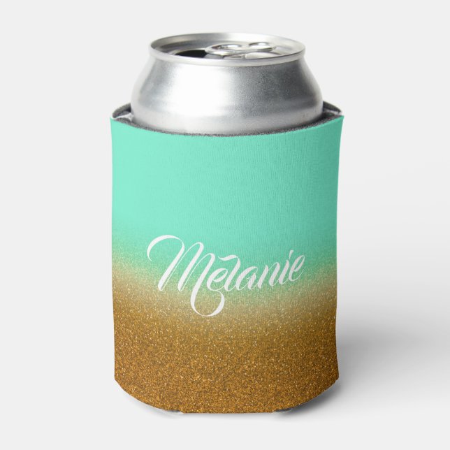 Golden Gitter Can Cooler (Can Front)