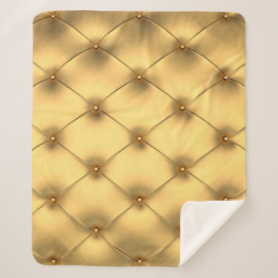 Golden Glamour: Luxurious Interior Decor. Sherpa Blanket